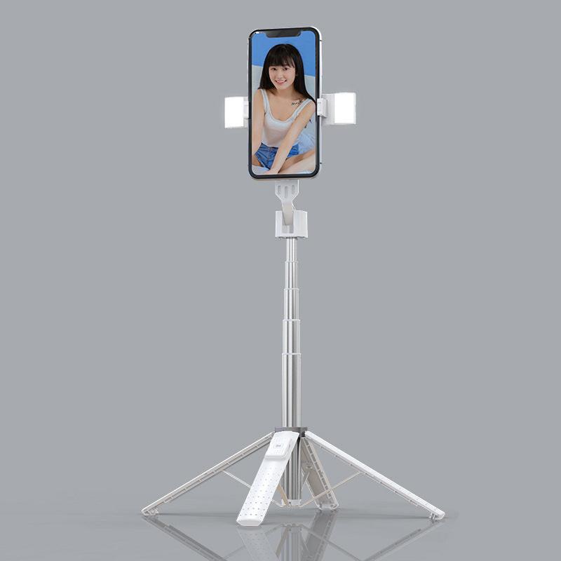 Quadrupod Double Fill Light Mobile Phone Bluetooth-compatible Selfie S