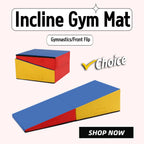 Foldable Gymnastics Training Equipment Gymnastics Wedge Mat for Yoga Sports Skill Training Gym Exercise Cheerleading