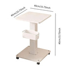 Beauty Instrument Beauty Salon Special Trolley Modern Simple Mobile Tool Cart Storage Rack 3 Tier Beauty Rolling Cart For Beauty