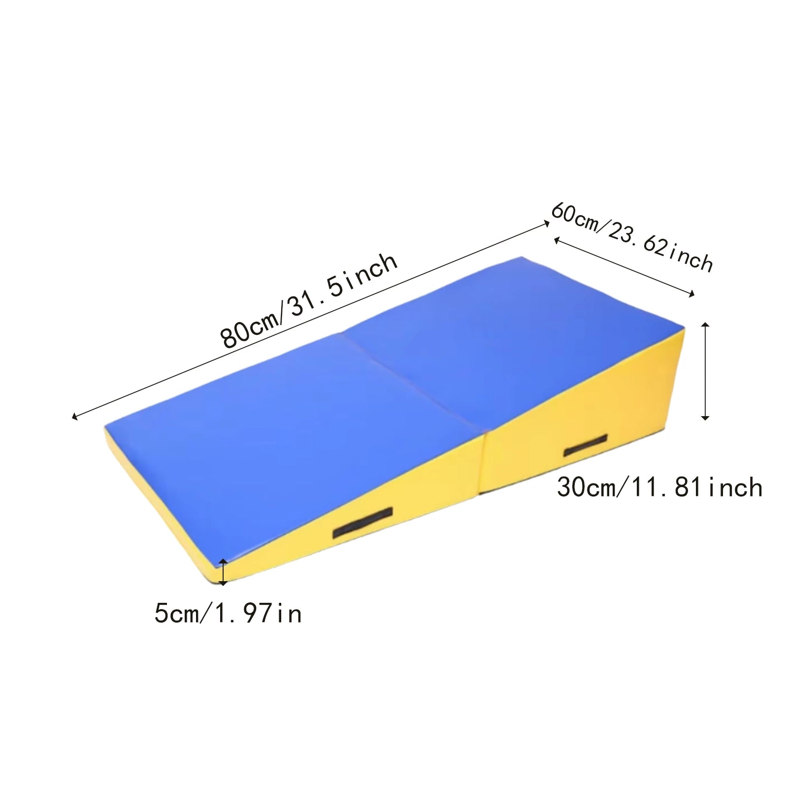 Foldable Gymnastics Training Equipment Gymnastics Wedge Mat for Yoga Sports Skill Training Gym Exercise Cheerleading