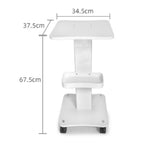 3 Tier Beauty Rolling Cart  360 Degree Rotating Professional Portable Barber Shop Rolling Trolley Beauty Cart For Beauty Salon