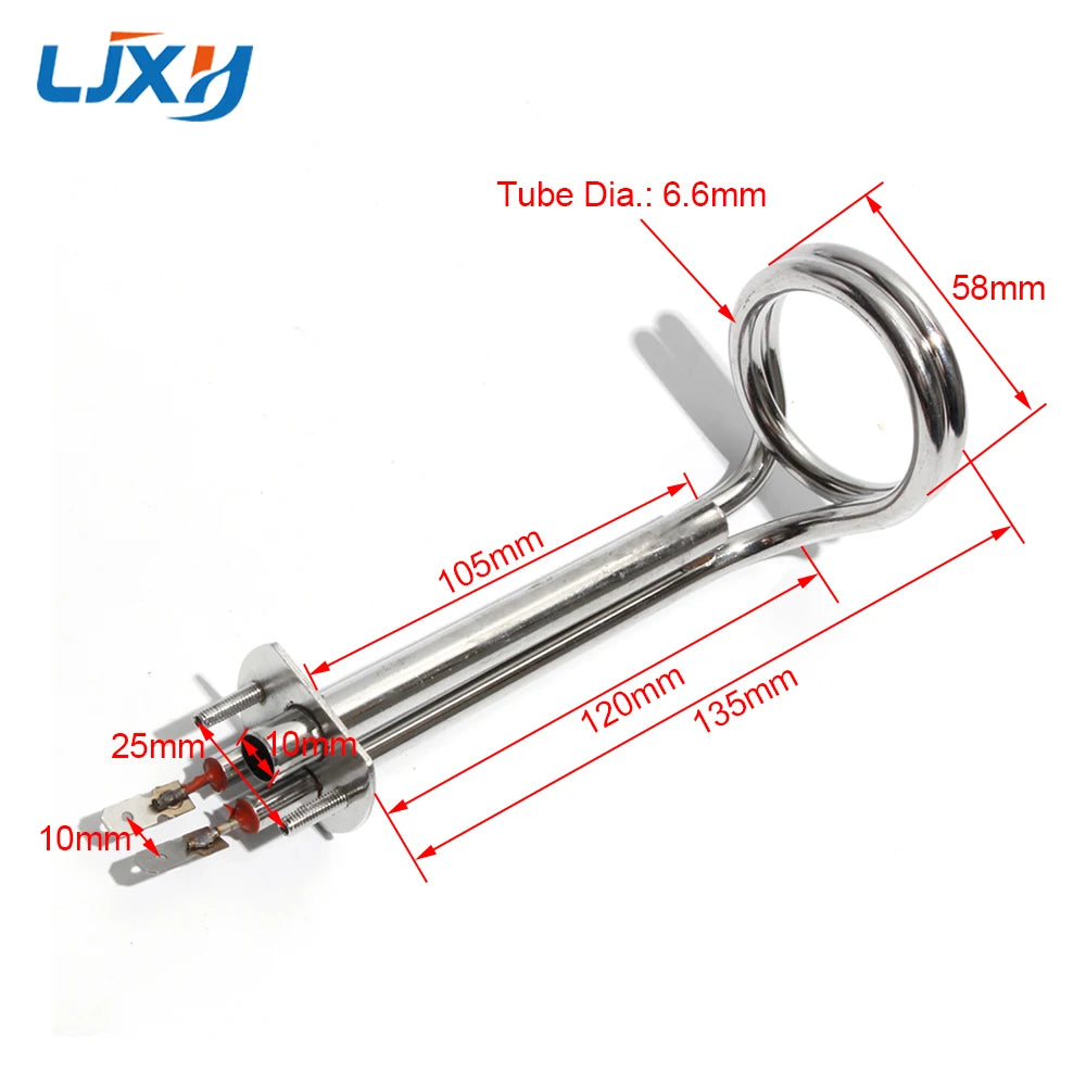 LJXH 220V 750W Beauty Machine Electric Heating Tube, Beauty Instrument Heater Elements, Beauty Equipment Parts