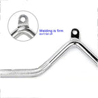 Gym Home Equipment Accessories Lat Pull Down Bar，Chrome-plated Surface Anti-rust High Load-bearing Fitness Tricep Rope Training