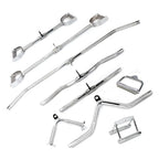 Gym Home Equipment Accessories Lat Pull Down Bar，Chrome-plated Surface Anti-rust High Load-bearing Fitness Tricep Rope Training