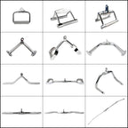 Gym Home Equipment Accessories Lat Pull Down Bar，Chrome-plated Surface Anti-rust High Load-bearing Fitness Tricep Rope Training