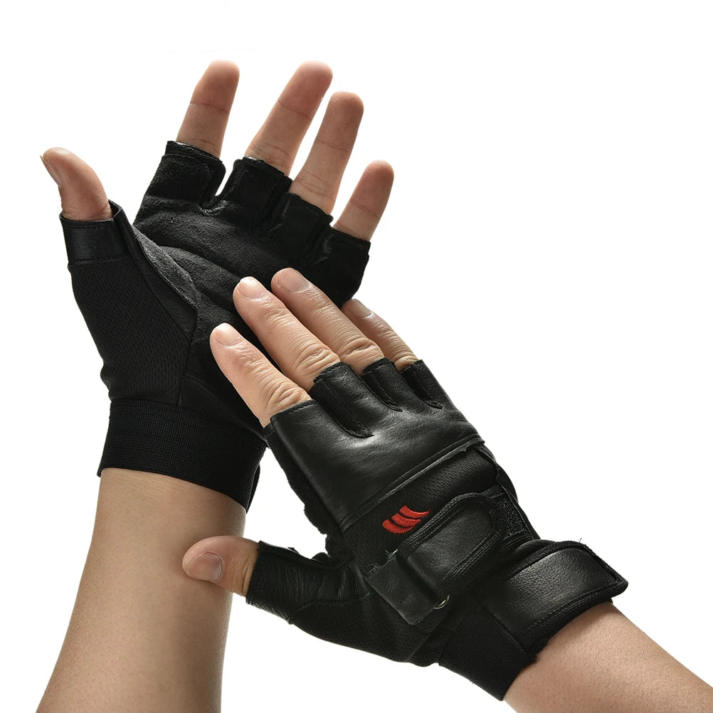 Wholesale Men Weight Lifting Gym Exercise Training Sport Fitness Sports Car Leather Gloves