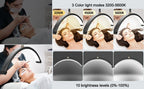 130-181CM LED Beauty Light 40W Half Moon Floor Standing Dimmable Suitable For Beauty Salon Beauty Refill Makeup Lighting