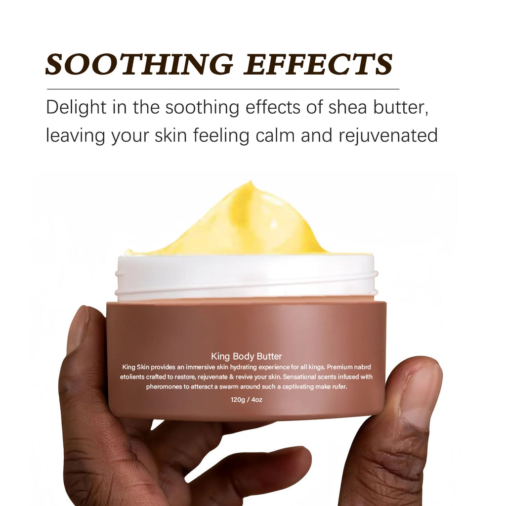 120g Body Butter for Men 24H Deep Moisturizing Cream Improve Drying Skin Body Cream for All Skin Types