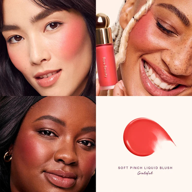 Hot Fashion Rare Beauty Soft Pinch Matte Bouncy Cushiony Cream-to-powder Blush Airy and Lightweight Liquid Blush Natural Flush