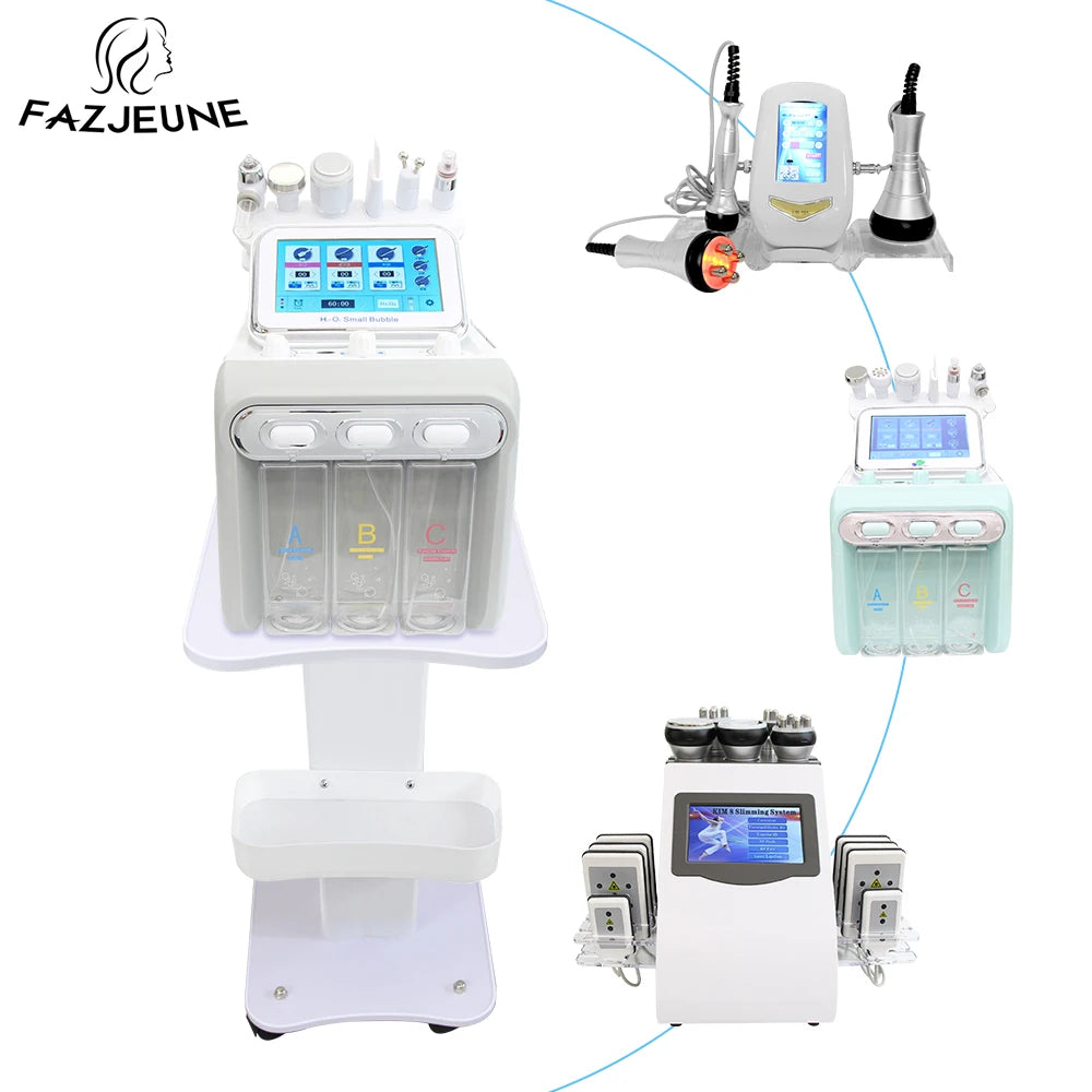Multifunction Trolley Cart for Beauty Device ABS Aluminum Stand Beauty Salon Rolling Trolley Professional Beauty Equipment