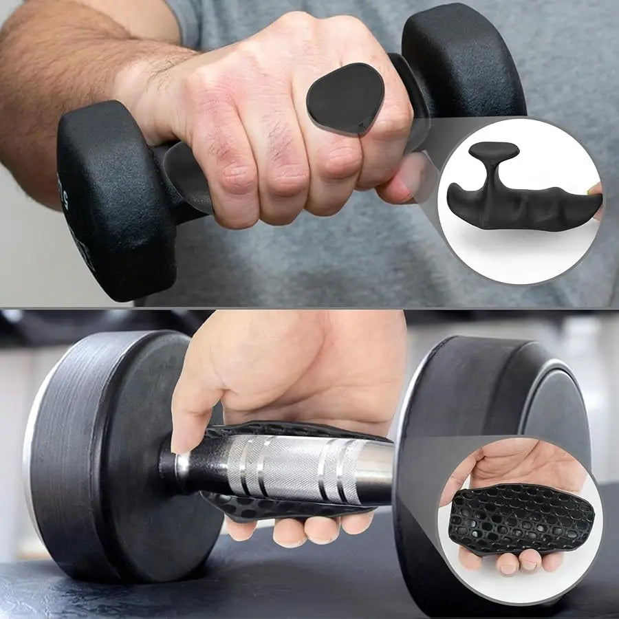 Gym Grips Fingerless Workout Gym Gloves Ergonomics Workout Grip Hand Protection Weight Lifting Grips Bodybuilding Gymnastics