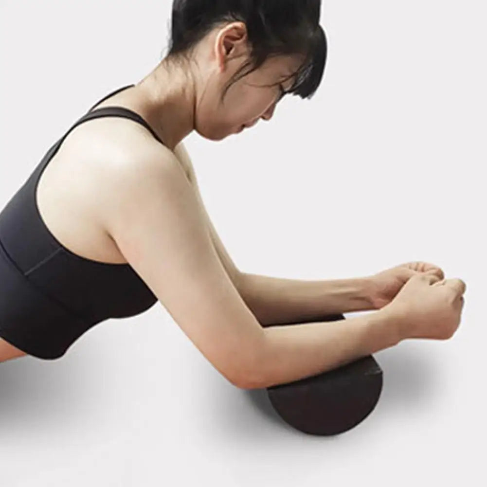 Half Round Balance Training Roller Block Portable Fitness Muscle Foam Roller Gymnastic Massager Roller for Home Gym Exercise