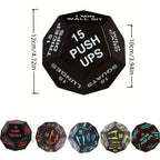 12 Sided Rounded Digital Fitness Dice Exercise Dice Bodyweight Training Dice Cardio Workout Plyometrics Game Dice for Home Gym
