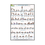 Gym Yoga Studio Workout Detailed Action Chart Pose Canvas Poster Bodybuilding Wall Art Painting Prints Home Room Decor Murals