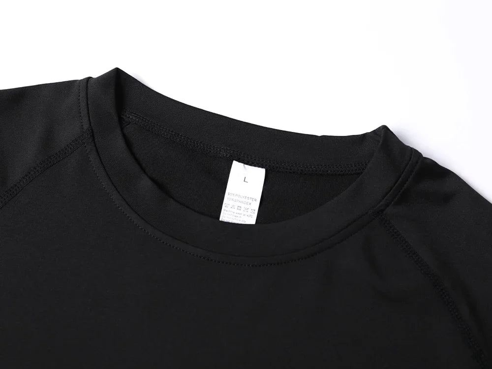 Gym Hub Printed Men's Compression T-Shirt Gym Workout Sport Quick Dry Tight Shirts Outdoor Training Fitness Elasticity Tops Tee