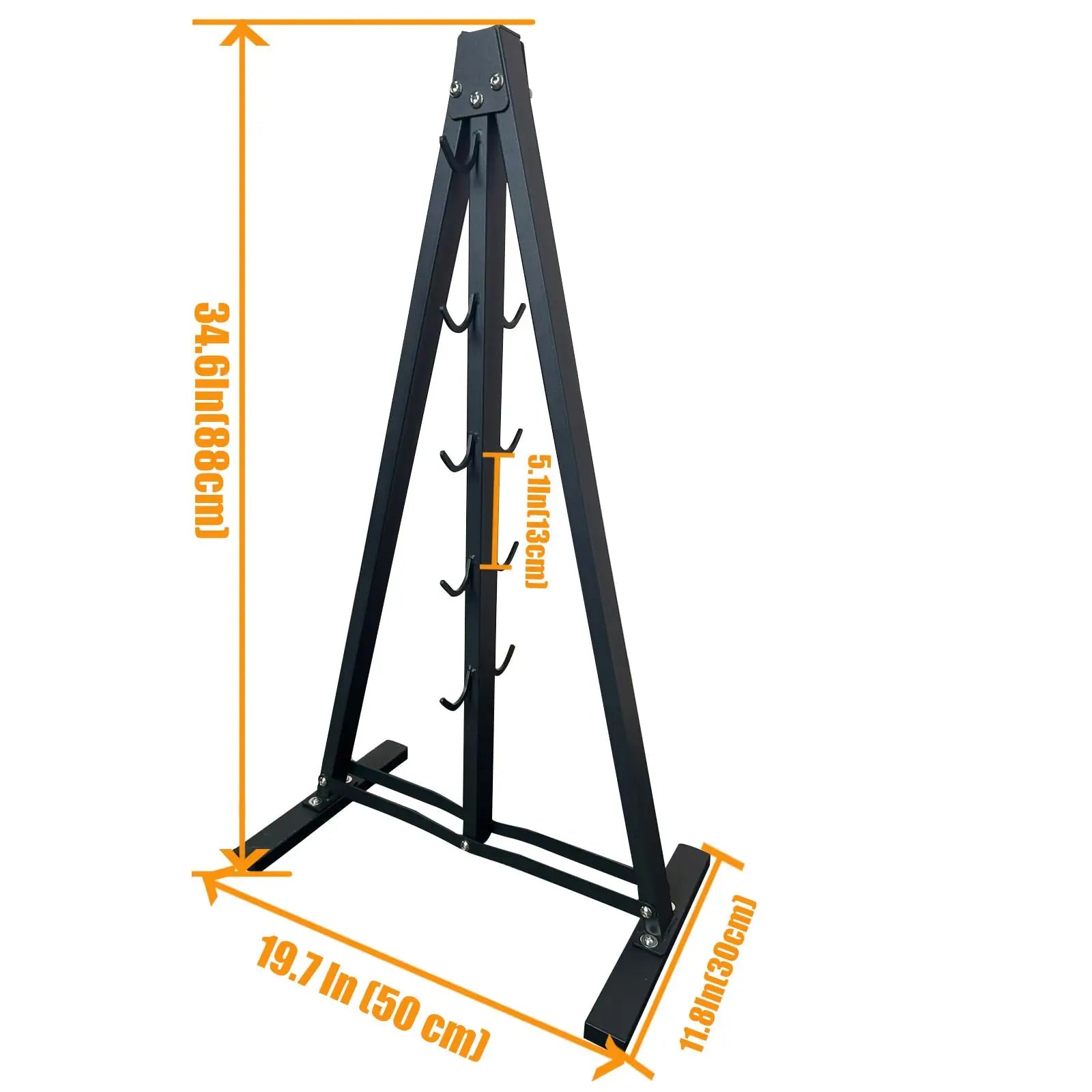 Gym Fitness LAT Pull Down Bar,Storage Rack,Heavy Duty,A-Frame Stand,Support Base for LAT Pulldown Attachments,LAT Bar