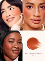 Rare Beauty Matte Long-Lasting Soft-Focus Blush Smooth Cream-to-Powder Blush Sweatproof Waterproof Liquid Blush Hydrating Makeup