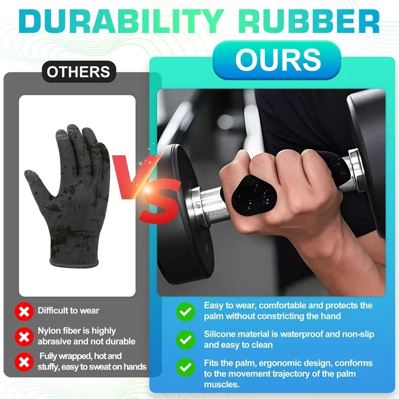 Gym Grips Fingerless Workout Gym Gloves Ergonomics Workout Grip Hand Protection Weight Lifting Grips Bodybuilding Gymnastics