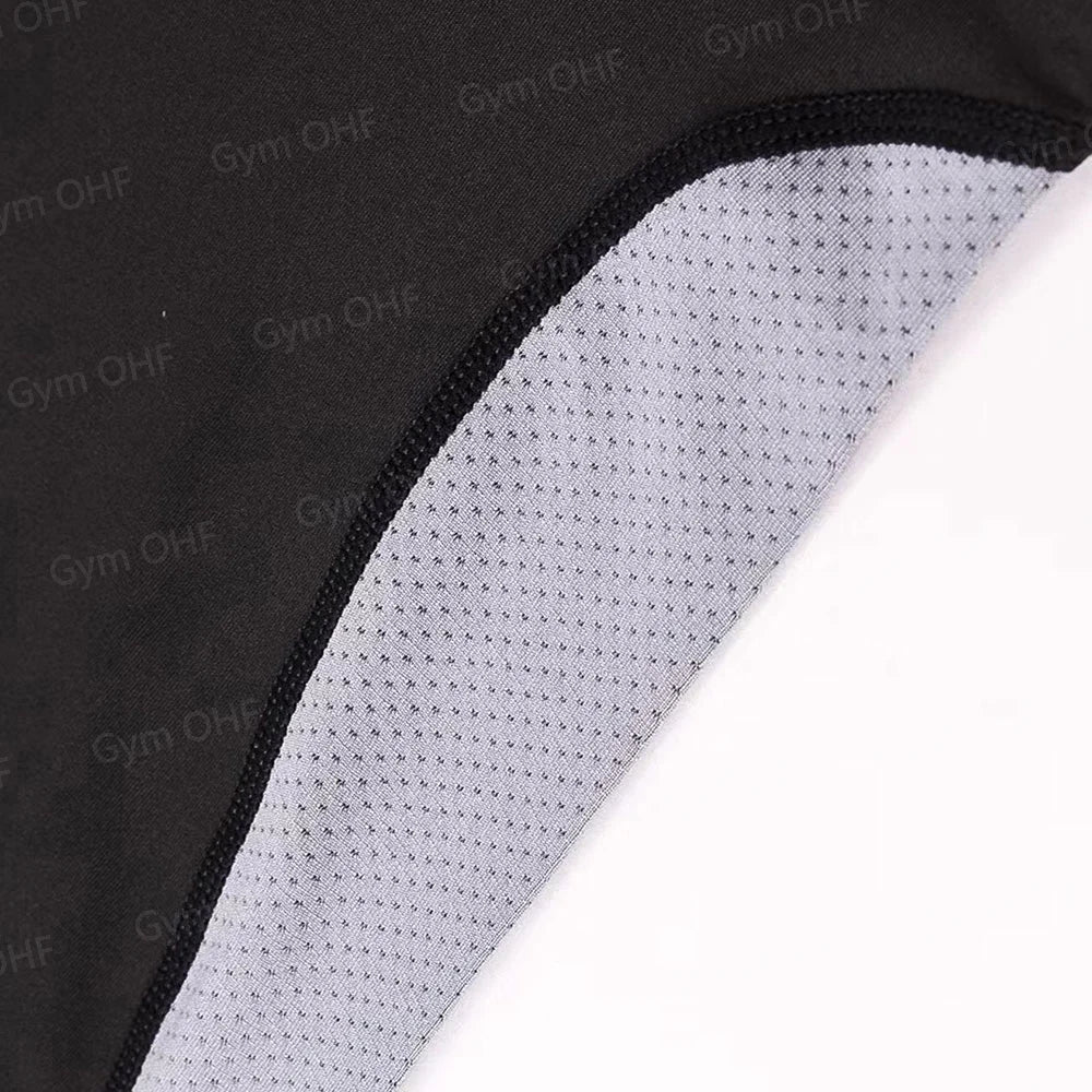 Gym Fitness T shirt Men's Short Sleeve Summer Boxing Jersey Legging Men Rashguard Compression Pants Quick Dry Tight T-shirts Men