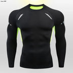 Gym Fitness T shirt Men's Short Sleeve Summer Boxing Jersey Legging Men Rashguard Compression Pants Quick Dry Tight T-shirts Men