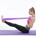 Yoga Sport Resistance Bands Pilates Training Fitness Exercise Gym Elastic Band Physical Therapy Stretching Strength Training