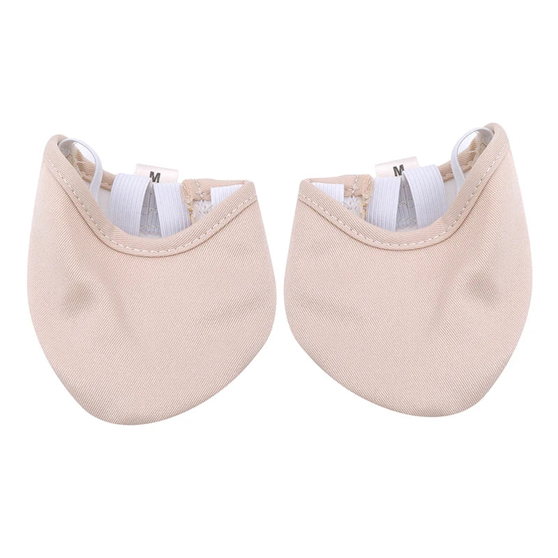 Half Length Rhythmic Gymnastics Equipment Soft Breathable Socks Knitted Sole Shoes Art Gym Child Adult Dancing Pads Insoles