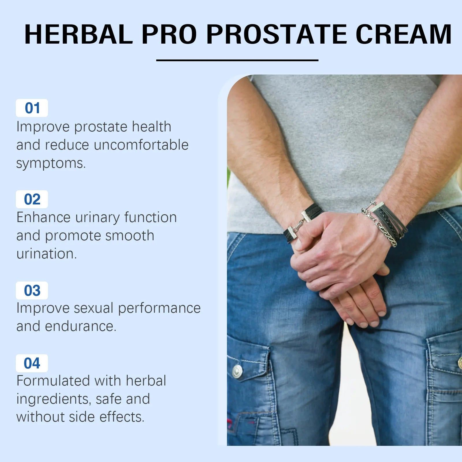 Men's Body Care Cream with Mild Ingredients for Daily Moisturizing and Nourishing Men's Body Massage Care Cream