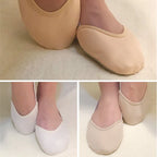Half Length Rhythmic Gymnastics Equipment Soft Breathable Socks Knitted Sole Shoes Art Gym Child Adult Dancing Pads Insoles
