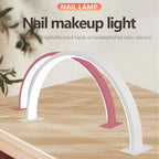 LED Nail Lamp Half Moon Beauty and Brightening Beauty Salon Desktop Lamp Eyelash Beauty Makeup Eye Care Nail Art Special Lights