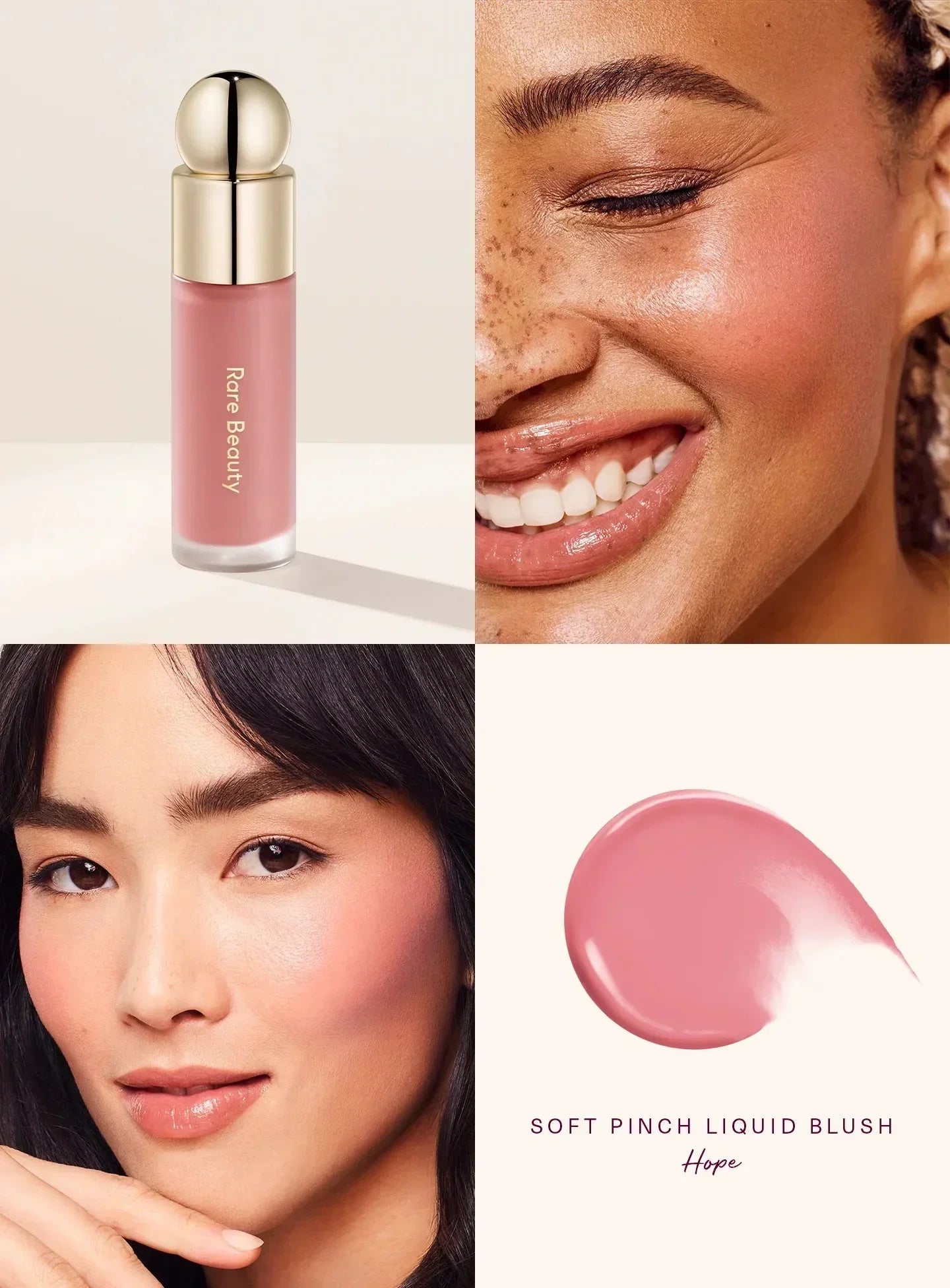 Rare Beauty Happy Hope Grace Faith Liquid Blusher Lasting Blusher Highlight Contouring Bronzer Liquid Lipstick Gloss Cosmetics