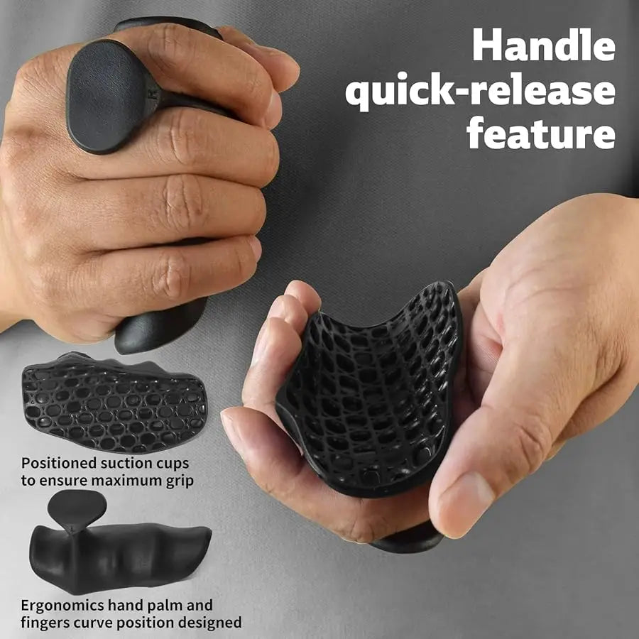 Gym Grips Fingerless Workout Gym Gloves Ergonomics Workout Grip Hand Protection Weight Lifting Grips Bodybuilding Gymnastics
