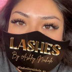 Custom Aesthetic Beauty handle mirror Acrylic Lash Tech Photo Prop, Eyelash Beauty Studio decor beauty room sign