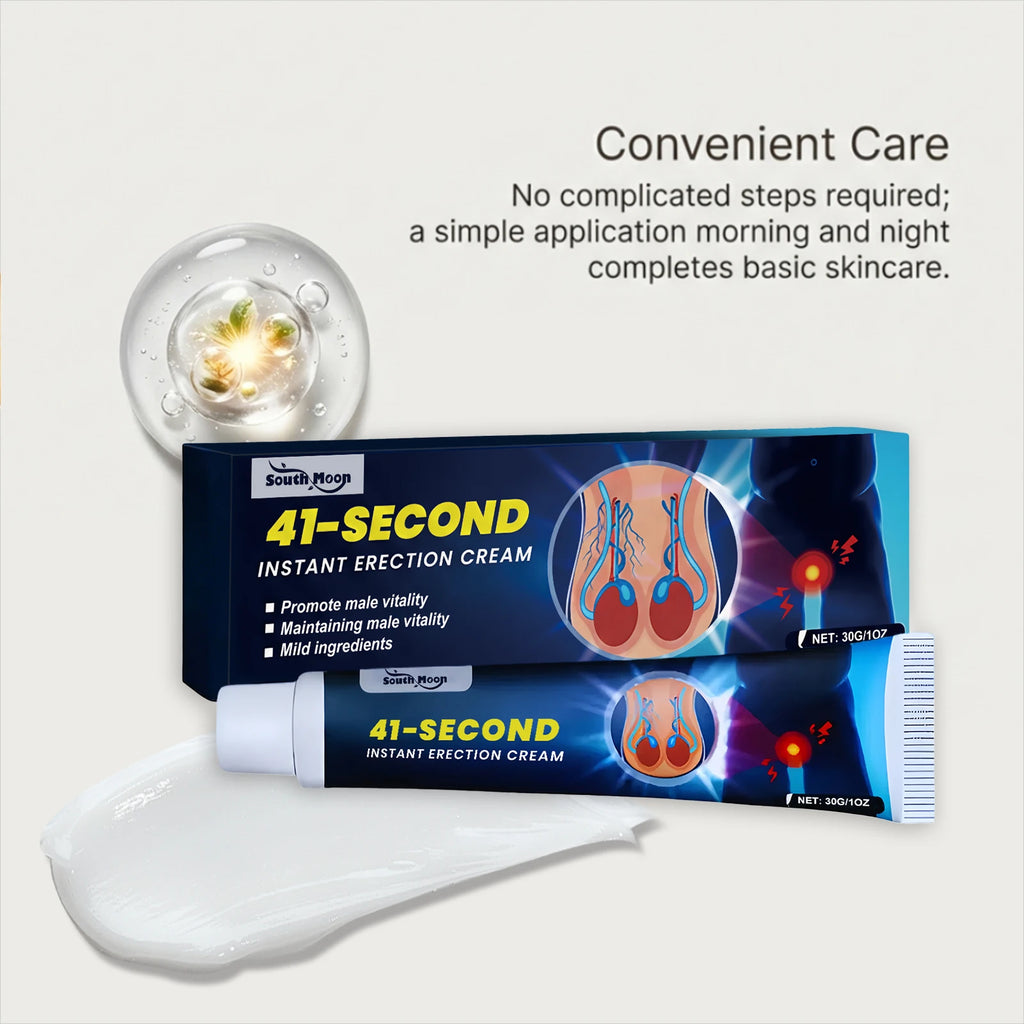 Men's Care Cream Gentle Ingredients for Comfortable Protection, Topical Cream for Men's Body Care