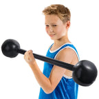 Gym Game Props Interaction Toys Inflatable Barbell Toys Thickened Sports  Inflatable Balloon Fitness Dumbbell Toys