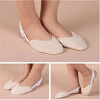 Half Length Rhythmic Gymnastics Equipment Soft Breathable Socks Knitted Sole Shoes Art Gym Child Adult Dancing Pads Insoles