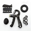 Gym Fitness Adjustable Count Hand Grip Set Finger Forearm Strength Muscle Recovery  Gripper Exerciser Trainer Ball Decompression