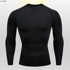 Gym Fitness T shirt Men's Short Sleeve Summer Boxing Jersey Legging Men Rashguard Compression Pants Quick Dry Tight T-shirts Men
