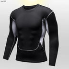 Gym Fitness T shirt Men's Short Sleeve Summer Boxing Jersey Legging Men Rashguard Compression Pants Quick Dry Tight T-shirts Men