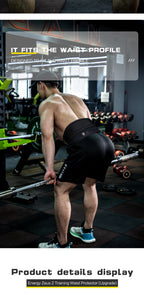 Weightlifting belt, fitness waist protection, strength equipment training, abdominal compression, lumbar support, gym equipment