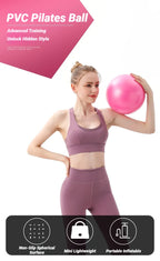Yoga Pilates Explosion-Proof Ball Exercise Gymnastic Fitness Balance Gym Core Indoor Training Mini Balls Small Therapy Improves