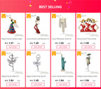 Beaut&Berry Elegant Enamel Speaker Angel Brooches for Women Character Pins Friends Party Gifts Banquet Jewellery Accessories