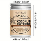 100g Coconut Body Cream - Suitable for everyone, firms and moisturizes the skin, locks in moisture, leaves the skin soft, refine