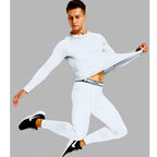 Gym Fitness T shirt Men's Short Sleeve Summer Boxing Jersey Legging Men Rashguard Compression Pants Quick Dry Tight T-shirts Men