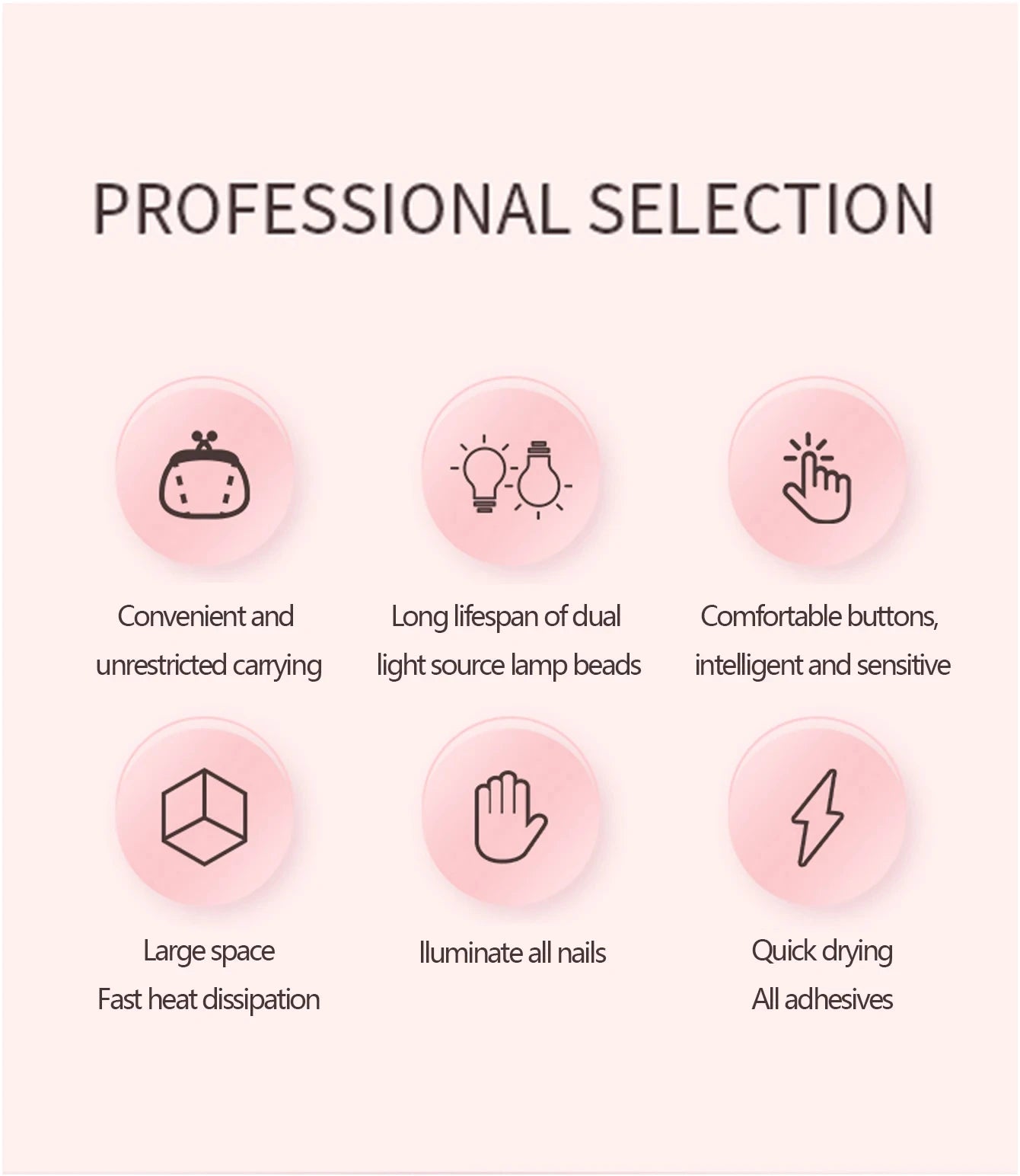 Nail Lamp LED Half Moon Beauty and Brightening Beauty Salon Desktop Lamp Eyelash Beauty Makeup Eye Care Nail Art Special Lights