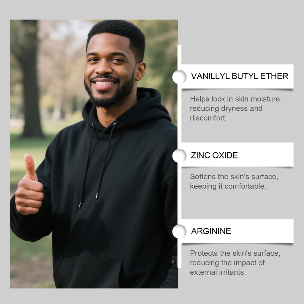 Men's Care Cream Gentle Ingredients for Comfortable Protection, Topical Cream for Men's Body Care