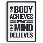 Gym Wall Art Poster Gym Inspirational Poster Home Gym Wall Decoration Gym Slogan Canvas Printing Decorative Painting Frameless