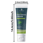 Hair Removal Cream for Men 100g - Gentle for Sensitive Skin, All Body Use, Long Lasting Moisturizing & Silky Smooth