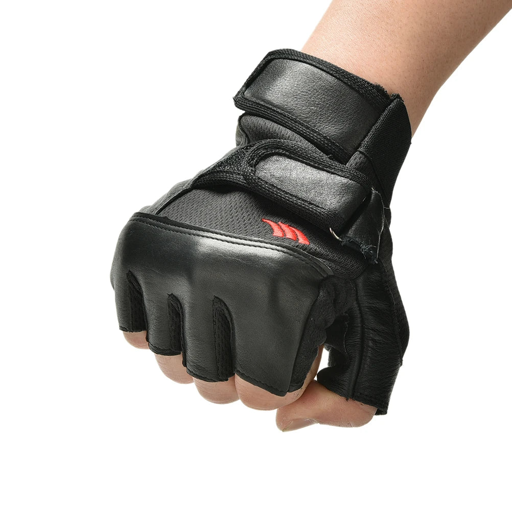 Wholesale Men Weight Lifting Gym Exercise Training Sport Fitness Sports Car Leather Gloves