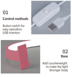 LED Nail Lamp Half Moon Beauty and Brightening Beauty Salon Desktop Lamp Eyelash Beauty Makeup Eye Care Nail Art Special Lights