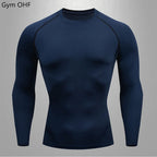 Gym Fitness T shirt Men's Short Sleeve Summer Boxing Jersey Legging Men Rashguard Compression Pants Quick Dry Tight T-shirts Men